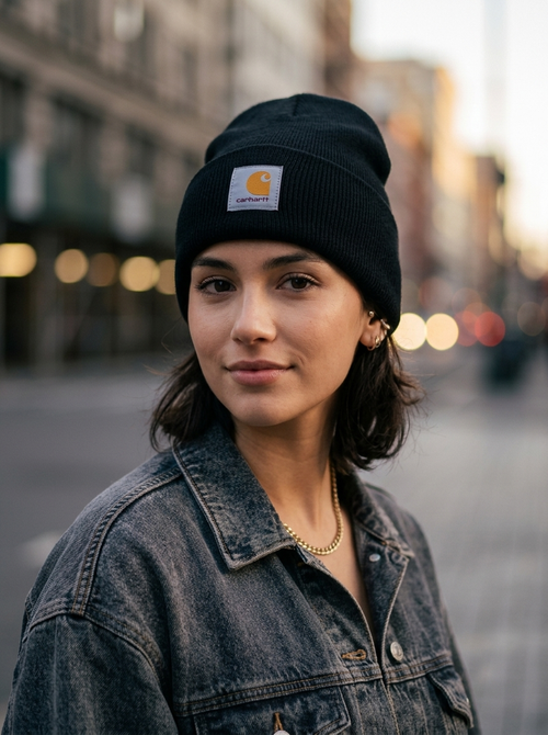 Carhartt Men's Knit Cuffed Beanie - Classic Black