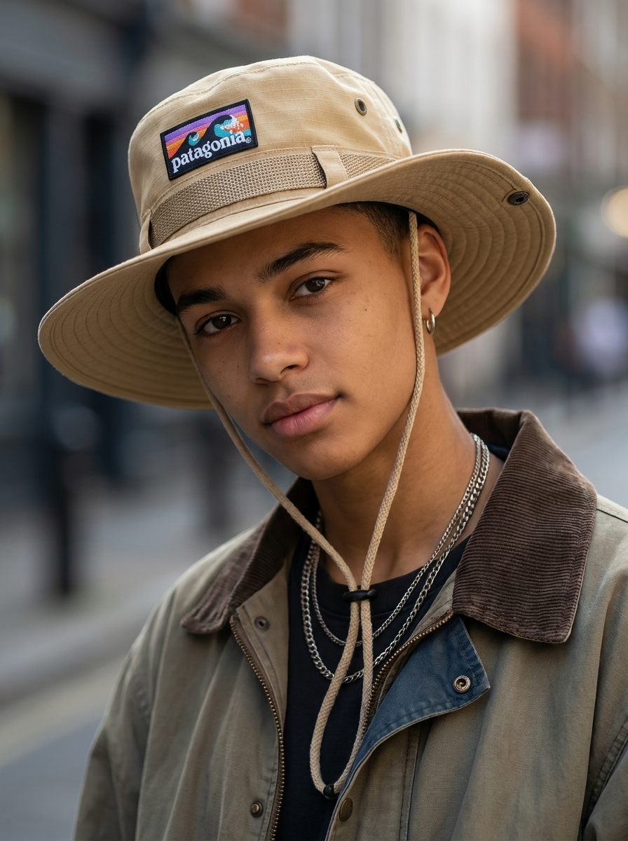 Patagonia Wide-Brim Sun Hat with Adjustable Chin Strap