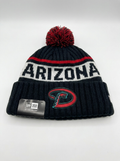 New Era Black Arizona Diamondbacks Knit Pom Beanie