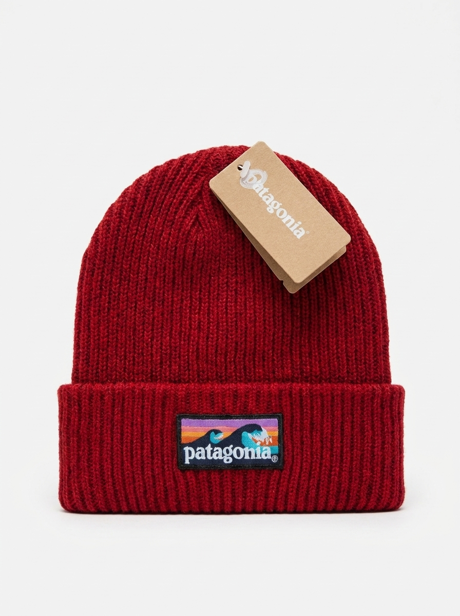 Patagonia Fisherman's Rolled Beanie Roasted Red
