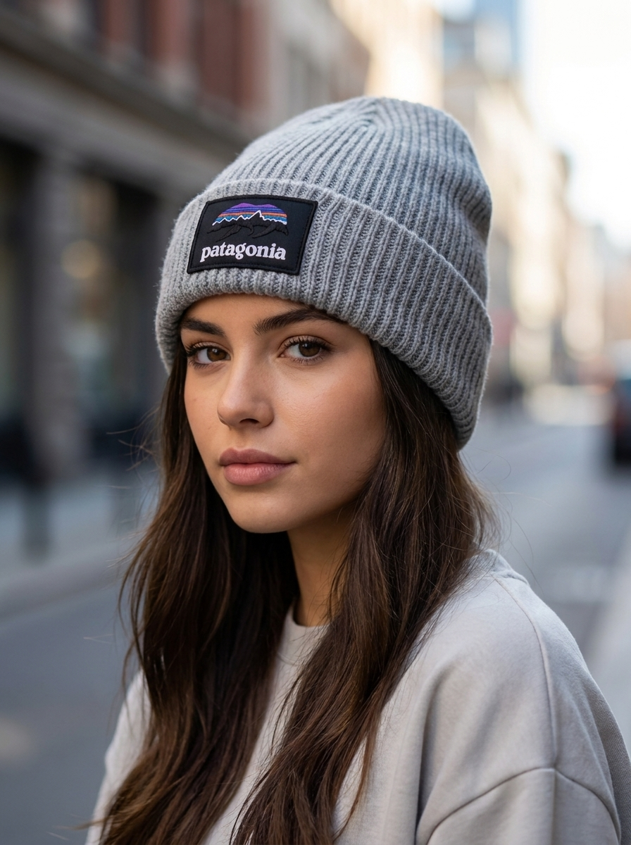 Patagonia Everyday Ribbed Knit Beanie Grey