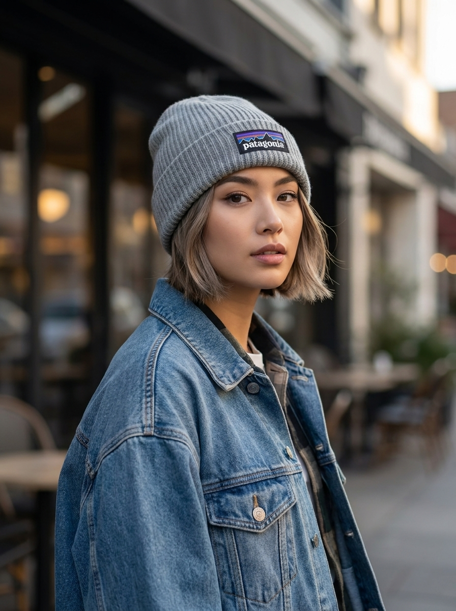 Patagonia Fisherman's Rolled Beanie Heather Grey