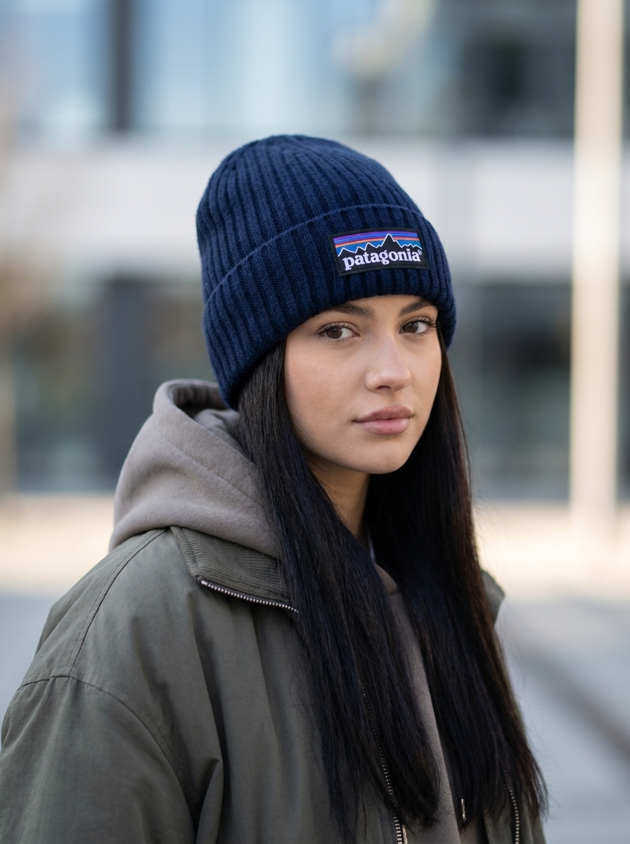 Patagonia Fishermans Beanie Classic Navy Blue