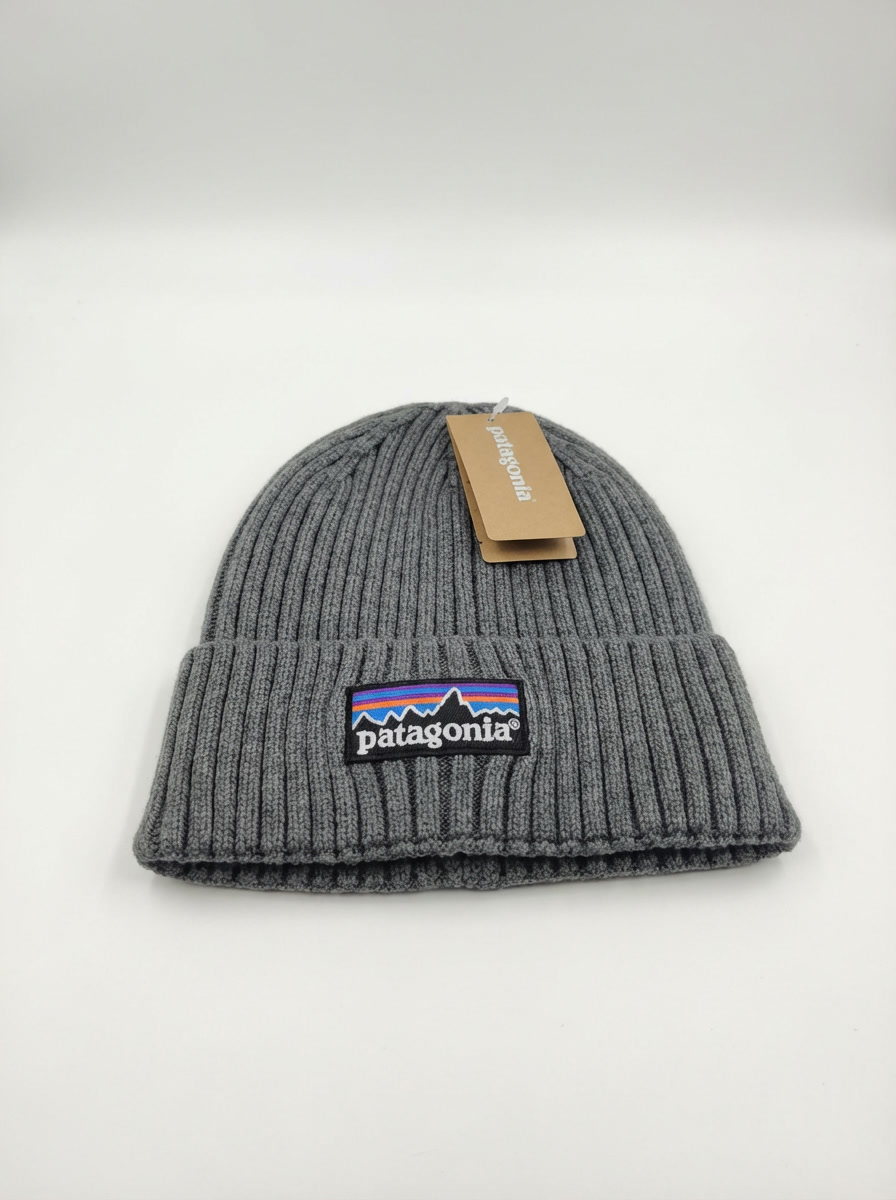 Patagonia Logo Patch Cuffed Knit Beanie