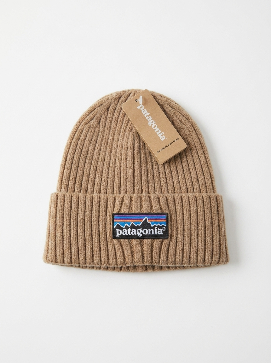 Patagonia Everyday Ribbed Knit Beanie Tan
