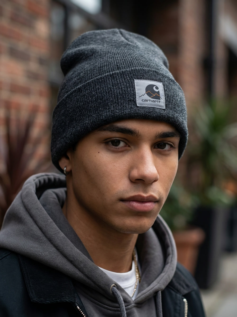 Carhartt Men’s Knit Cuffed Beanie Dark Charcoal Heather