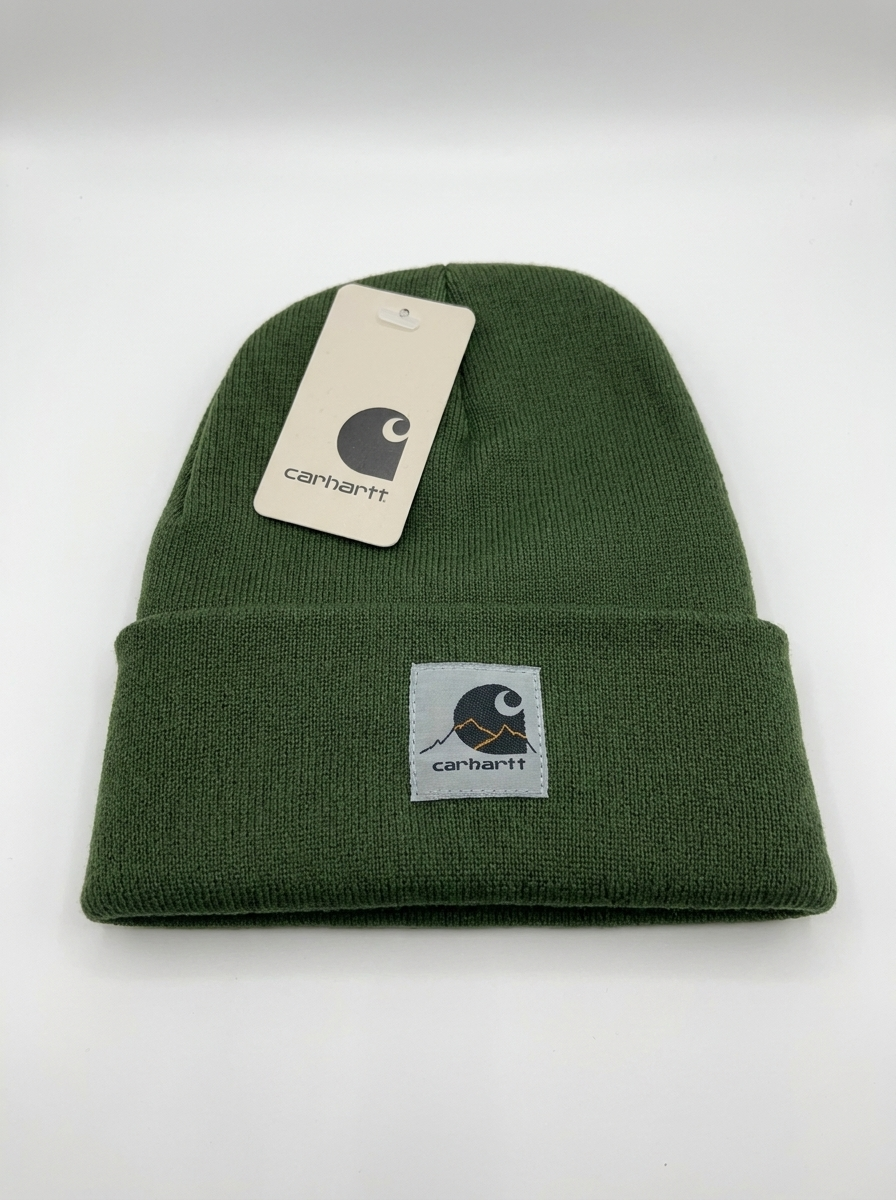 Carhartt Men’s Knit Cuffed Beanie – Olive Green