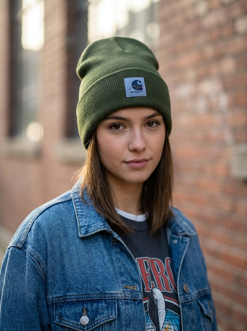 Carhartt Men’s Knit Cuffed Beanie – Olive Green