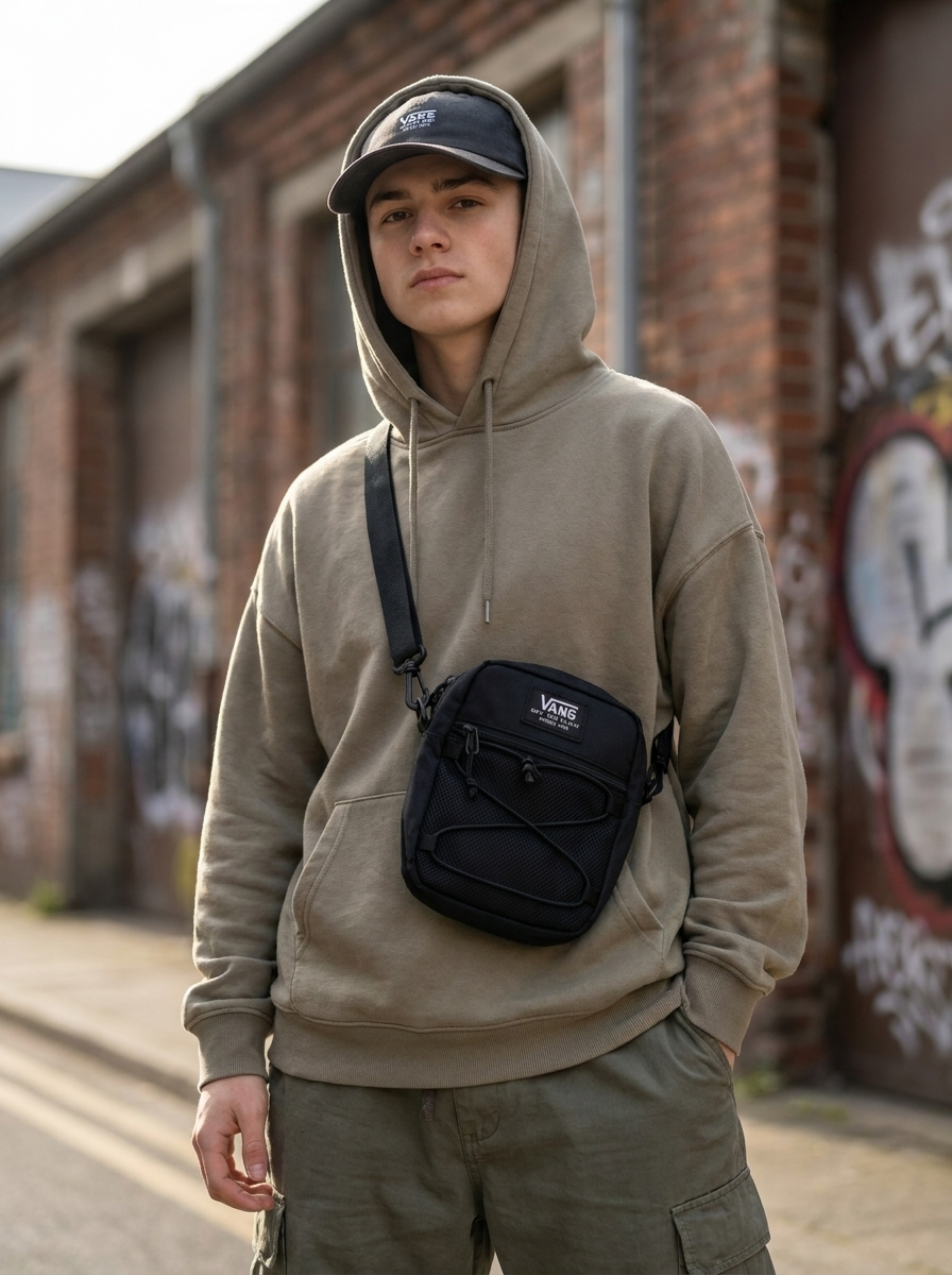 Vans Unisex Street Ready Mini Shoulder Bag - Black