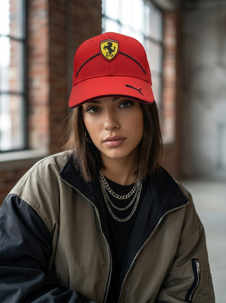 Puma Scuderia Ferrari Racing Team Cap - Rosso Corsa