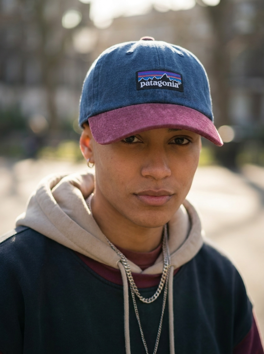 Patagonia Denim & Corduroy Two-Tone P-6 Label Cap