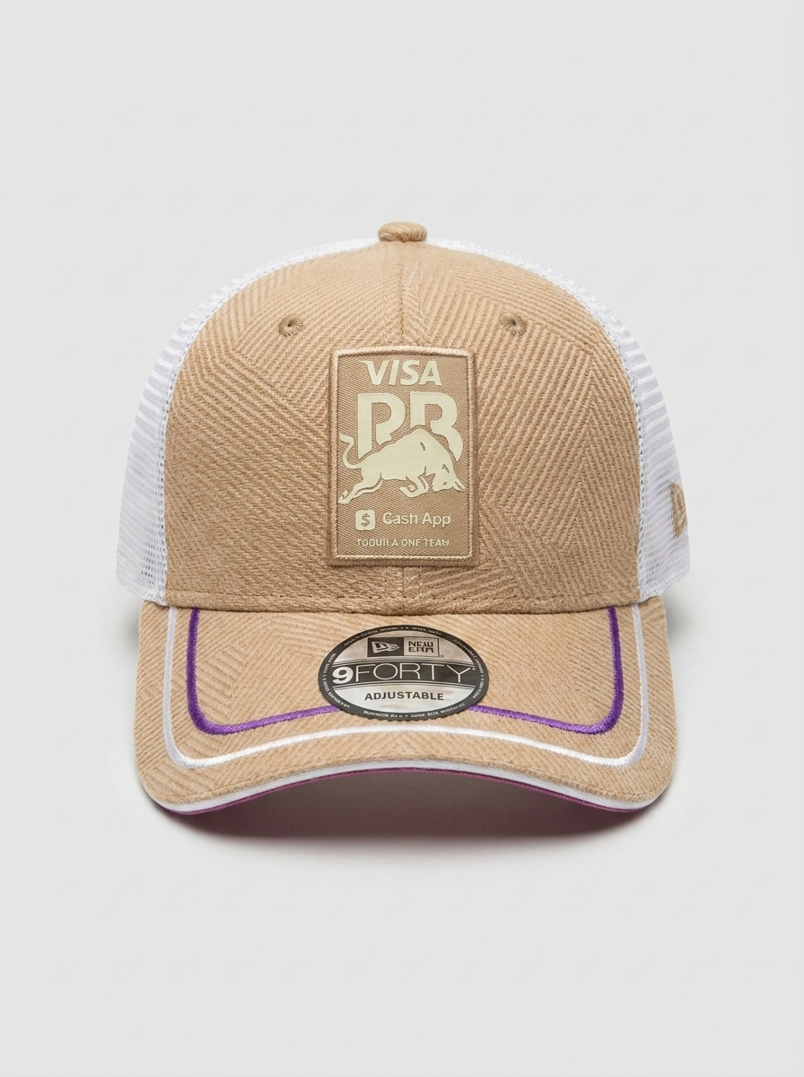 New Era Beige Visa Cash App RB Trucker Cap