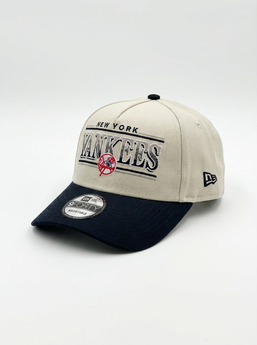 New Era NY Yankees Vintage Script Adjustable Baseball Cap