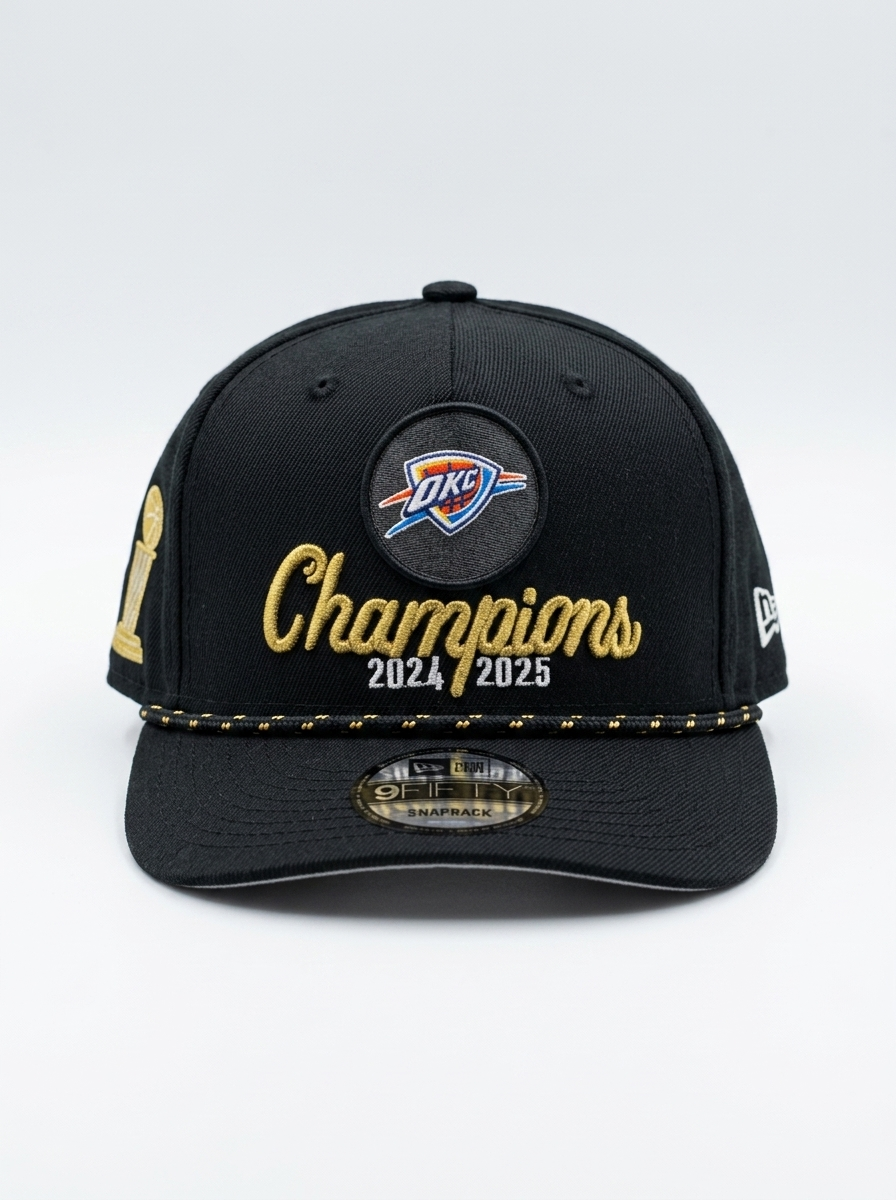 New Era OKC Thunder 2024-25 NBA Champions Snapback Hat
