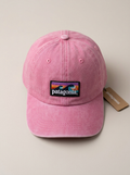 Patagonia Washed Pink Wave Logo Baseball Cap