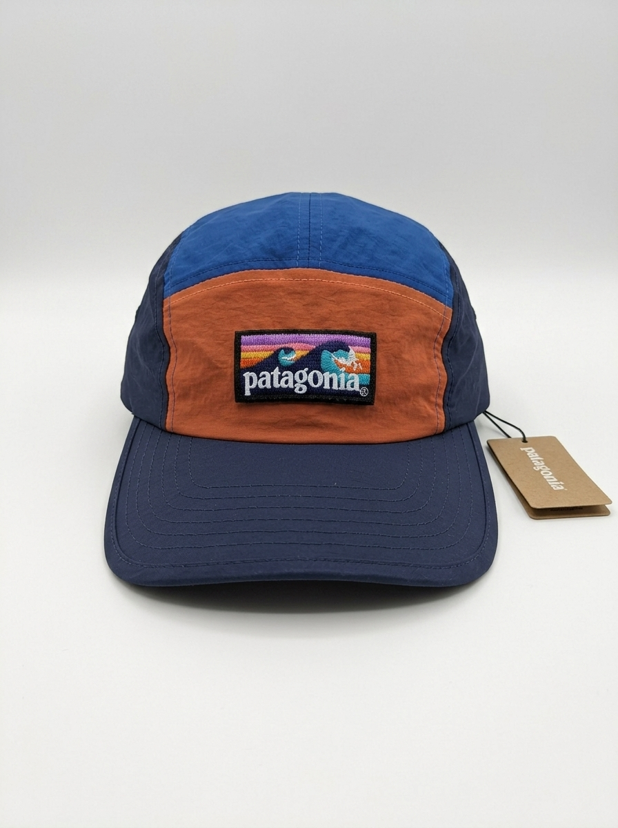 Patagonia Retro Wave Logo 5-Panel Performance Cap