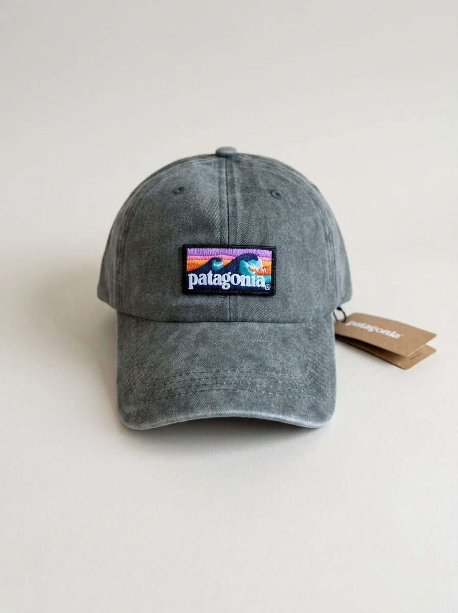 Patagonia P-6 Logo Forge Grey Wave LoPro Trucker Hat