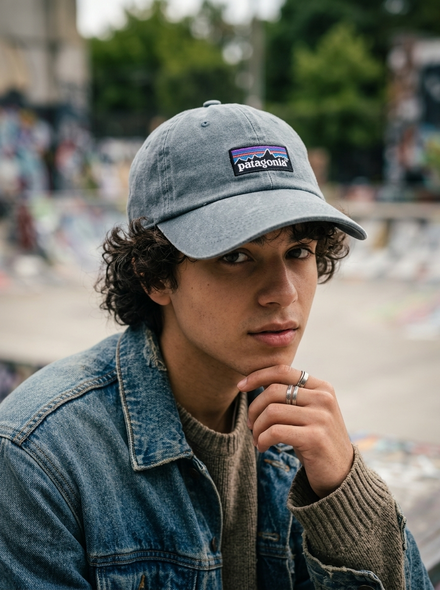 Patagonia Stone Blue Retro Corduroy Baseball Cap