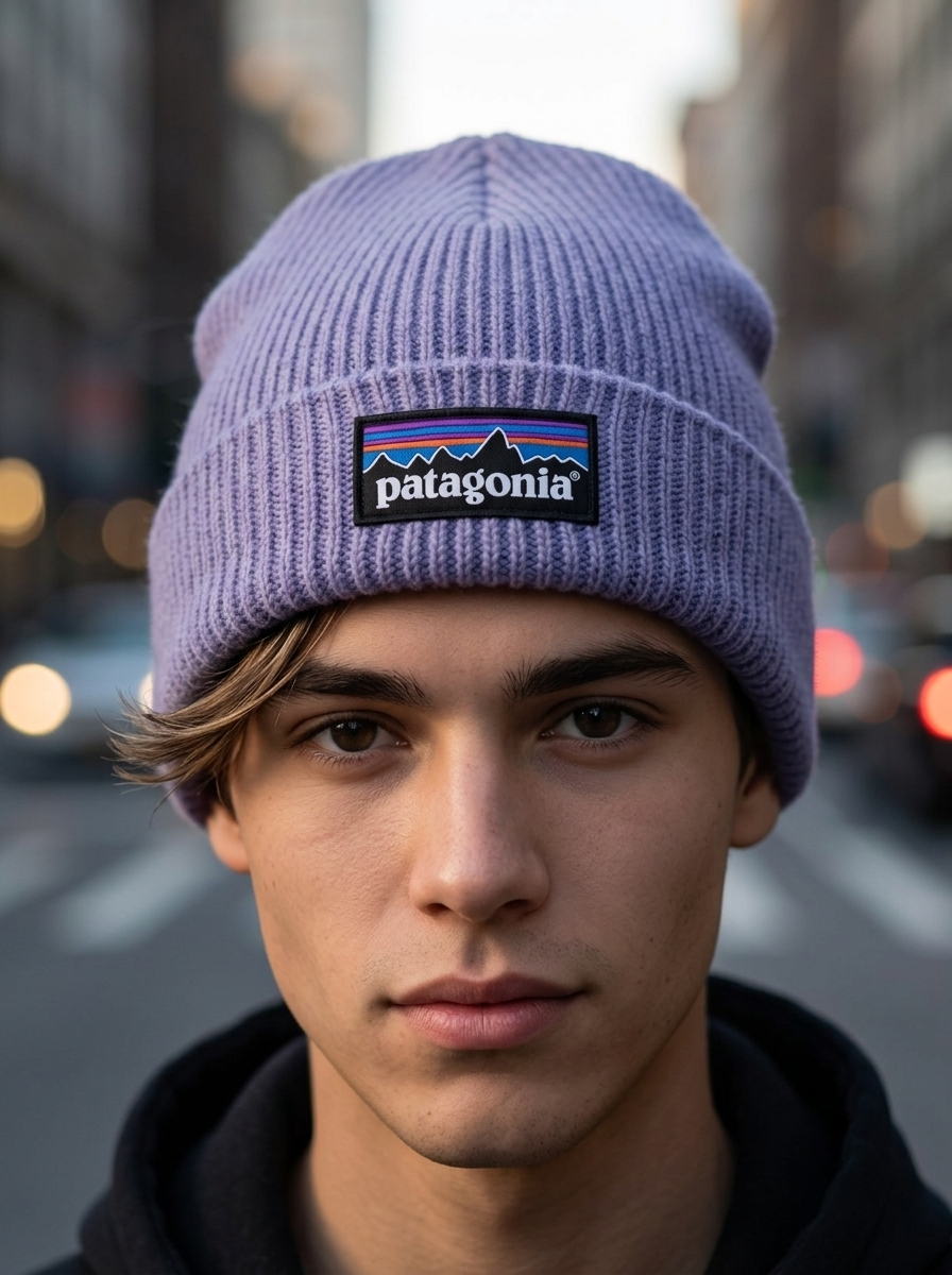 Patagonia Lilac Everyday Ribbed Knit Beanie