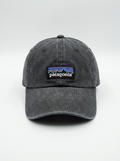 Patagonia Black P-6 Logo LoPro Trucker Hat