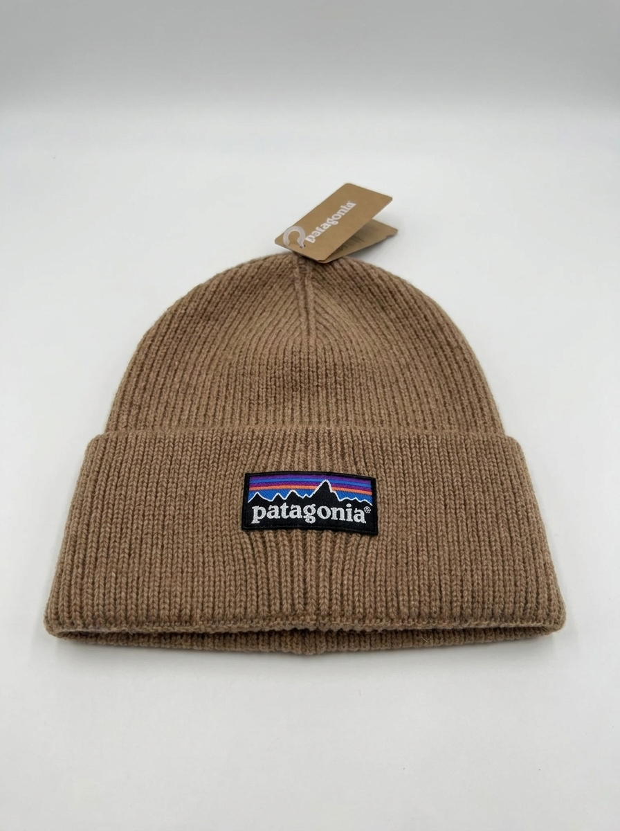 Patagonia Brodeo Warm Earth Tone Cuffed Beanie