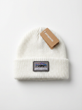 Patagonia Classic Off-White Ribbed Knit Beanie