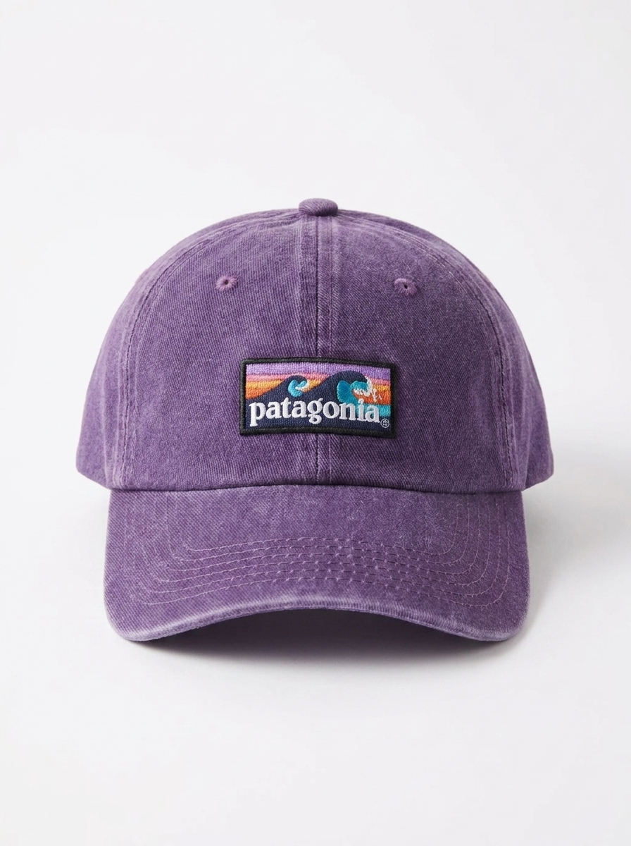 Patagonia Purple Boardshort Logo LoPro Trucker Cap