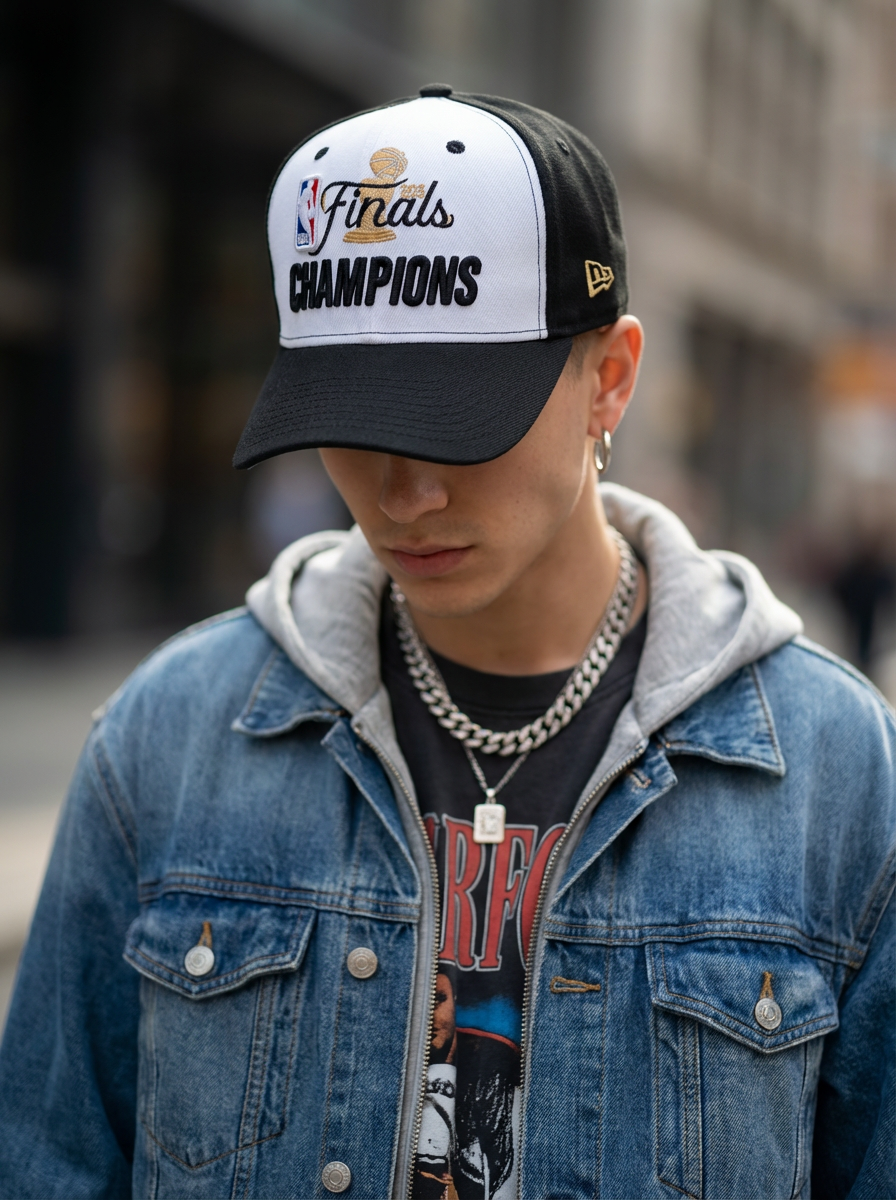 New Era NBA Finals Champions Graphic Snapback Cap