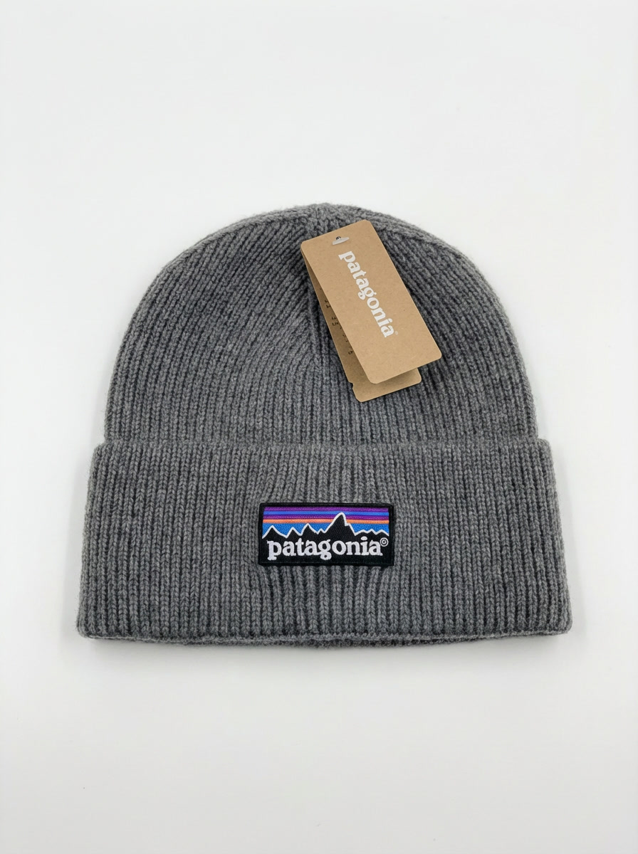 Patagonia Forge Grey Unisex Brodeo Cuff Beanie