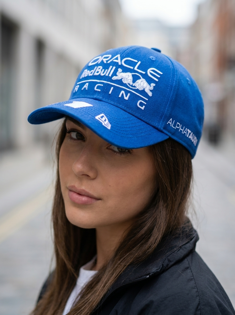 Red Bull Oracle Racing Blue Driver Number 1 Team Baseball Cap
