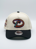 New Era Arizona Diamondbacks 9FORTY Cream & Black Cap