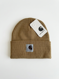 Carhartt Unisex Cuffed Brown Knit Beanie