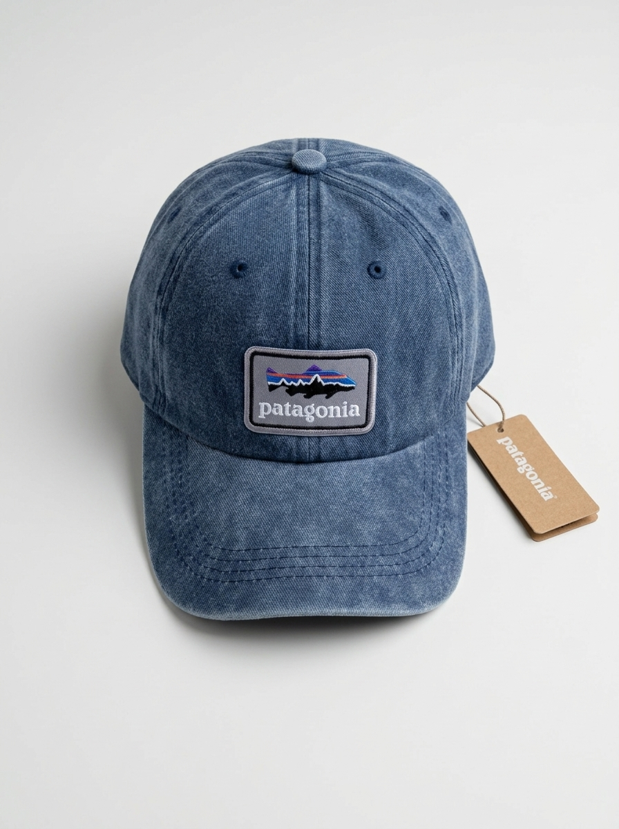 Patagonia Fitz Roy Trout Channel Island Blue Baseball Cap