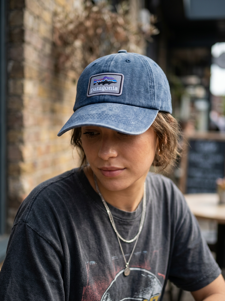 Patagonia Fitz Roy Trout Channel Island Blue Baseball Cap