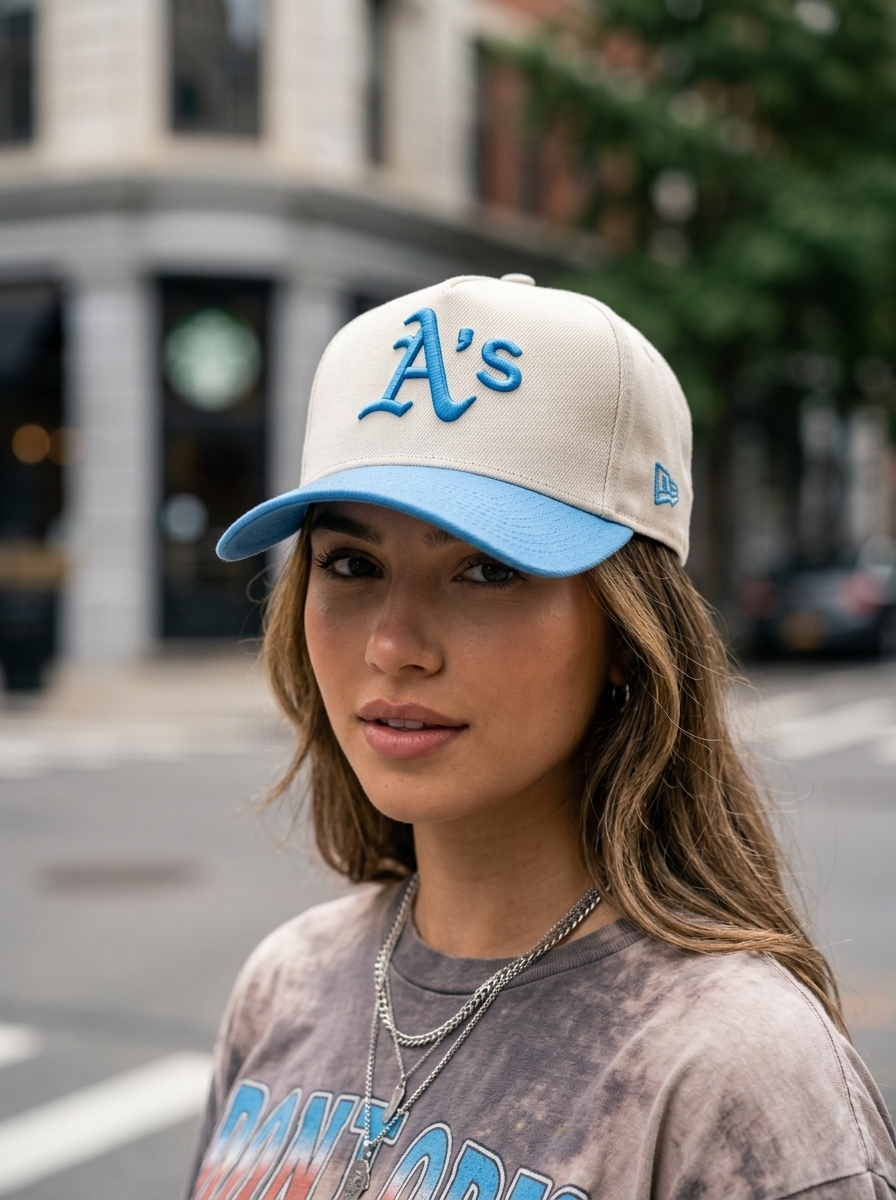New Era 9FORTY A's Two-Tone Adjustable Baseball Cap