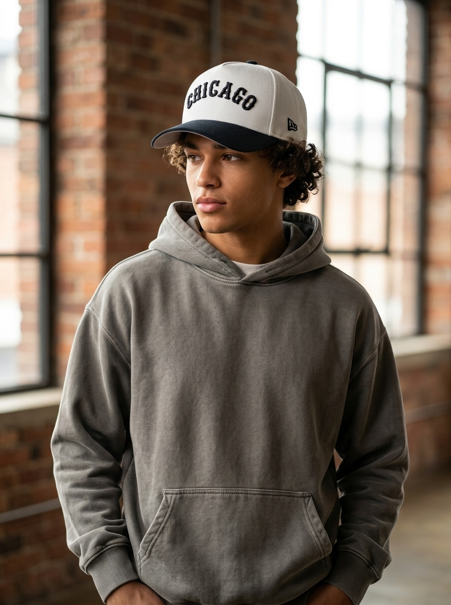 New Era Chicago 9FORTY Adjustable Curved Brim Cap
