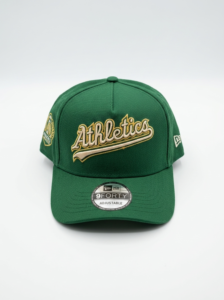 New Era 9FORTY Oakland Athletics Green Adjustable Cap