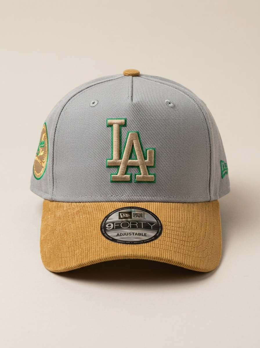 New Era 9FORTY LA Dodgers Grey Adjustable Cap