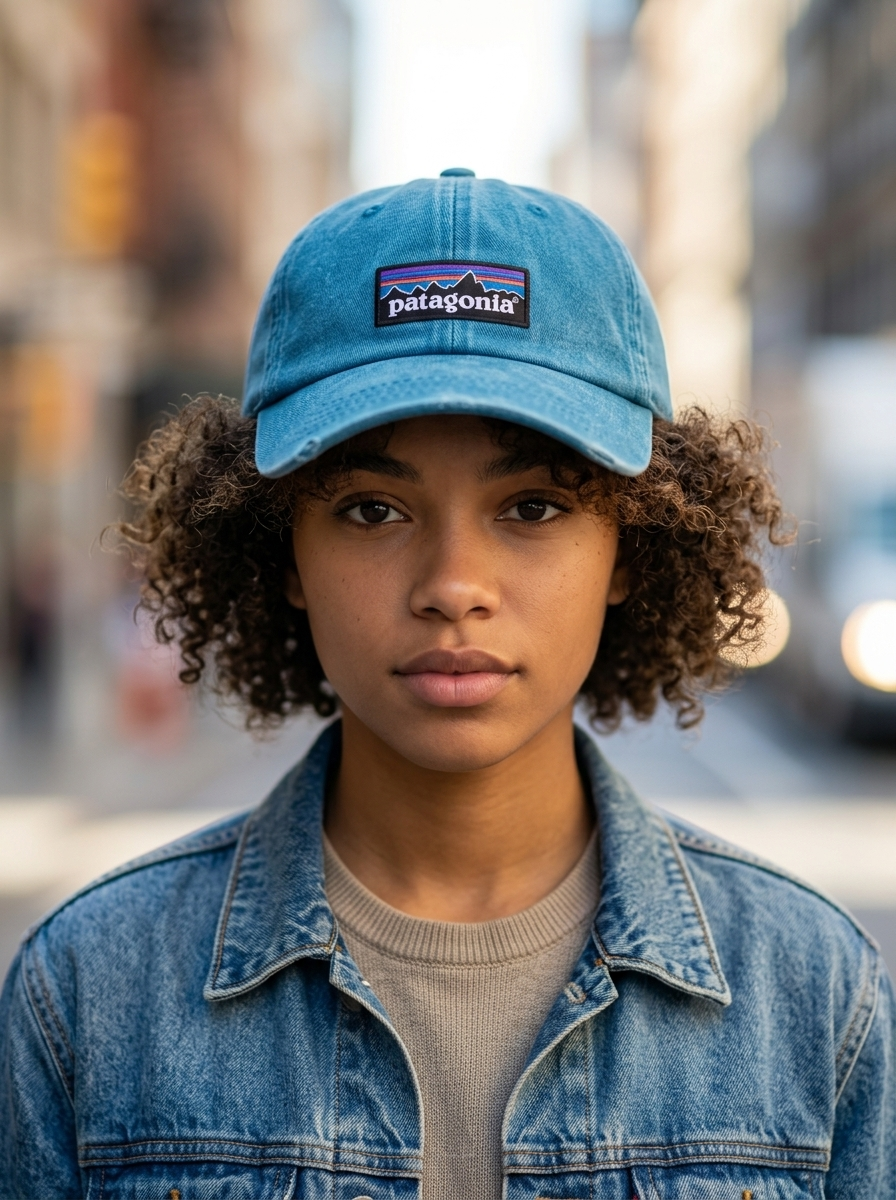 Patagonia Vintage-Wash Blue Baseball Cap