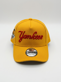 New Era NY Yankees World Series Patch Mustard Cap