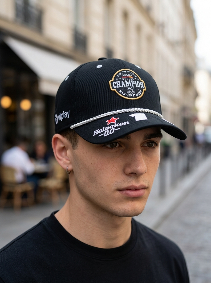 New Era x Max Verstappen Red Bull Racing 2024 Champion Black Cap