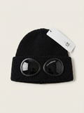 Iconic Goggle Knit Black Beanie