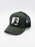 Capslab Goorin Bros. Stallion Olive Green Trucker Cap