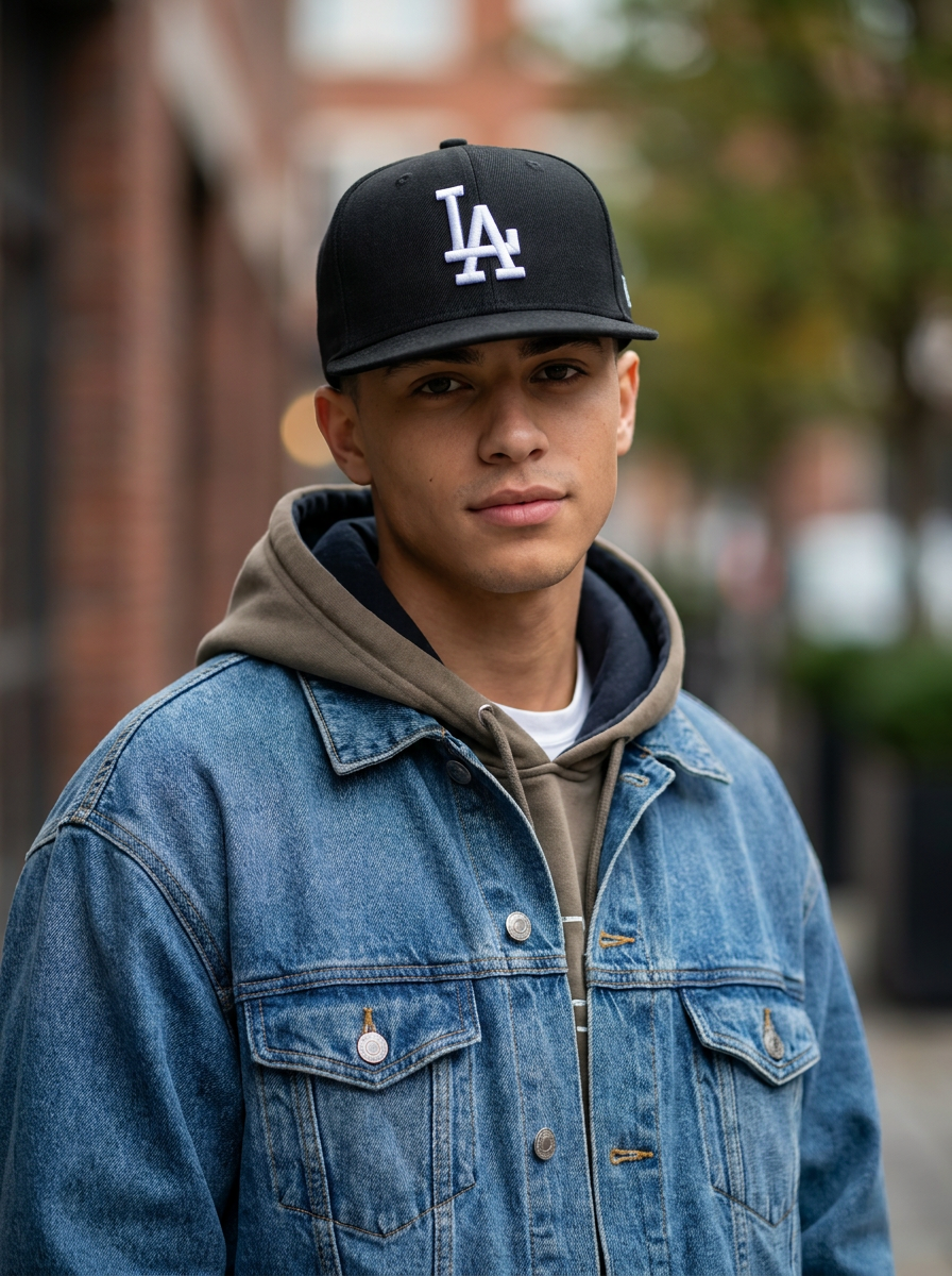 New Era LA Dodgers 59FIFTY Black Cap