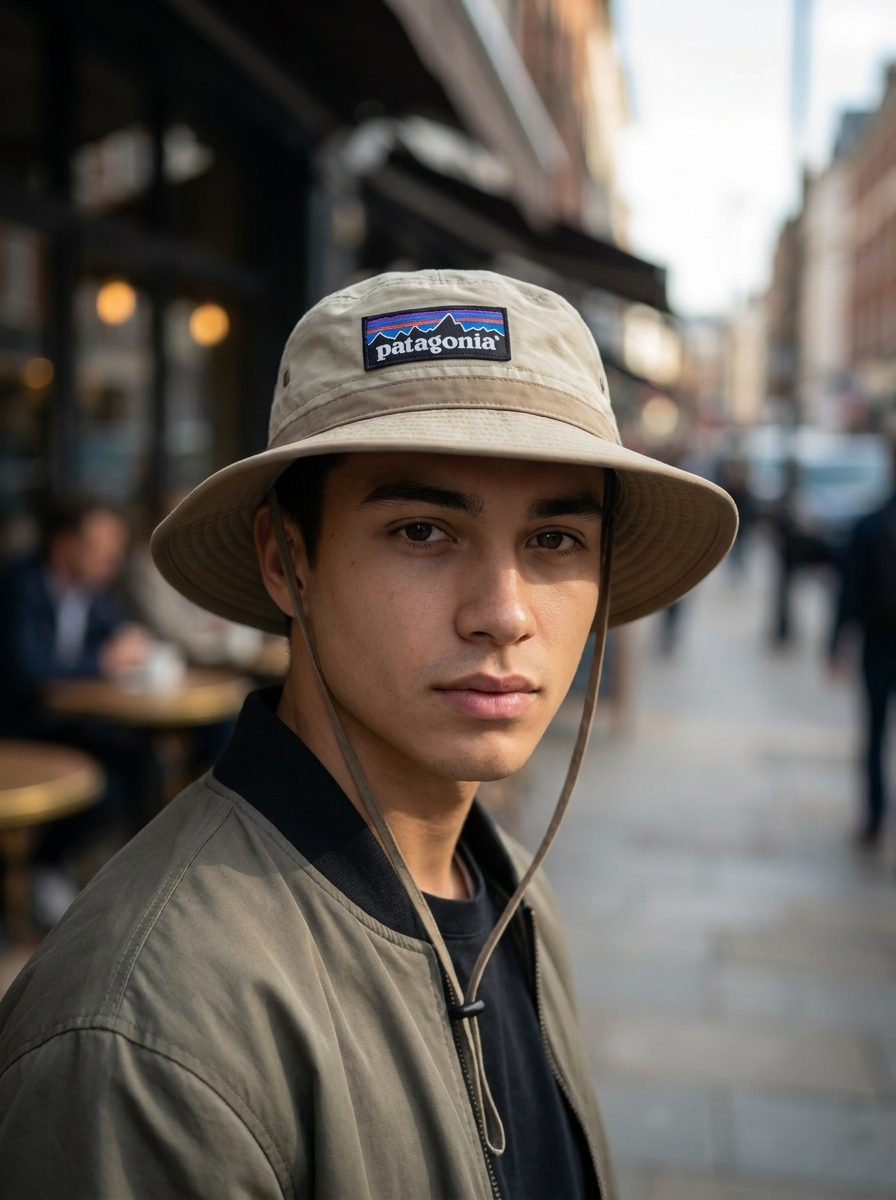 Patagonia Unisex Baggies Brimmer Beige Bucket Hat
