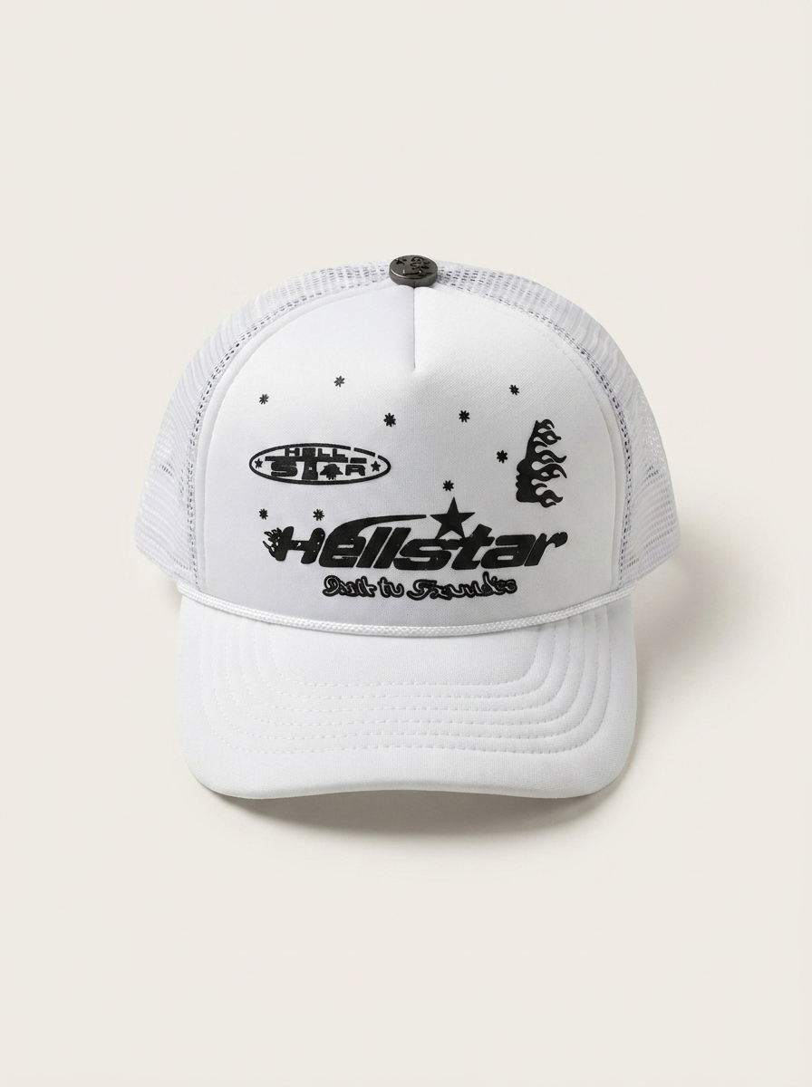 Graphics White Foam Trucker Cap