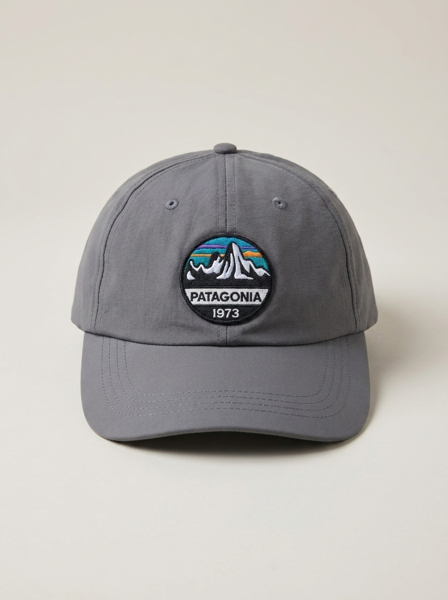 Patagonia 1973 Anniversary Fitz Roy Patch Forge Grey Cap