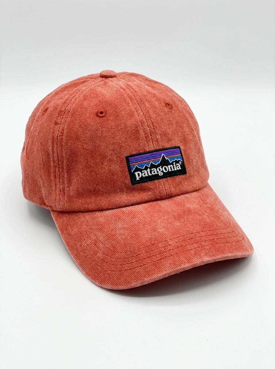 Patagonia Vintage-Style Corduroy Orange Baseball Cap