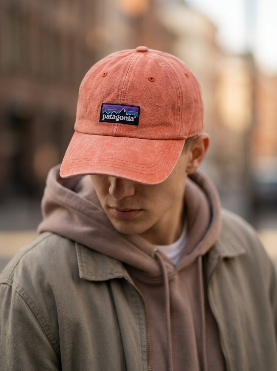 Patagonia Vintage-Style Corduroy Orange Baseball Cap