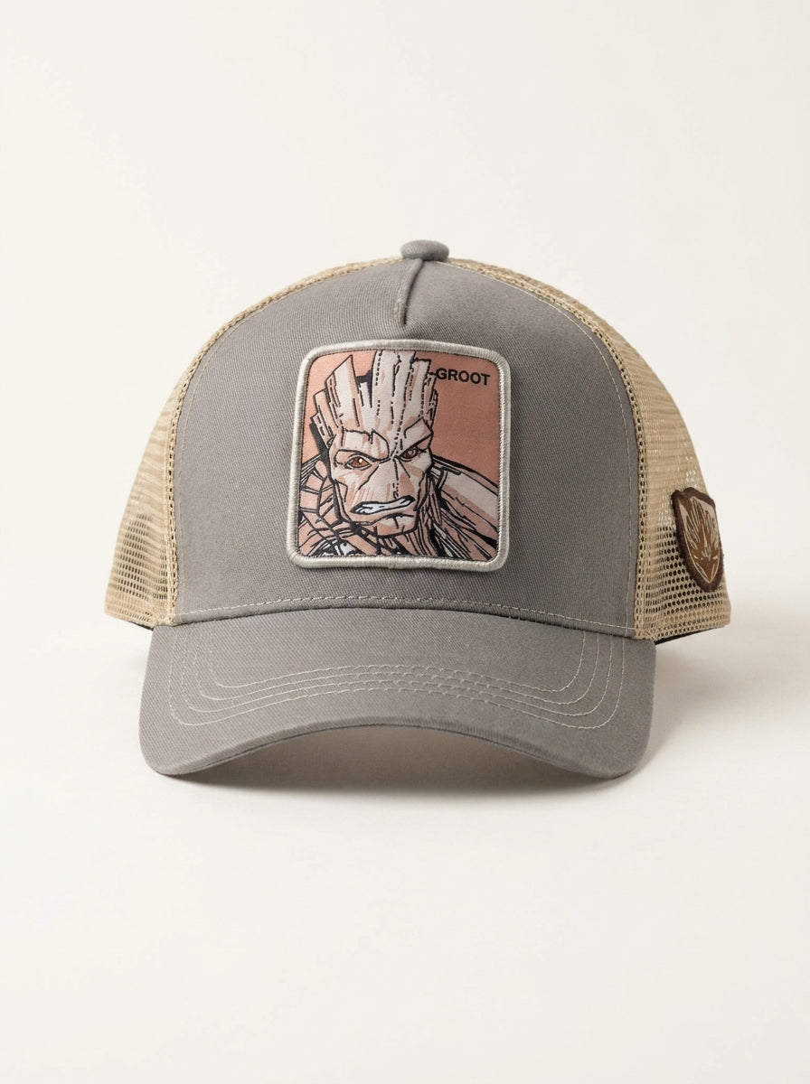 Capslab Groot Graphic Patch Trucker Cap